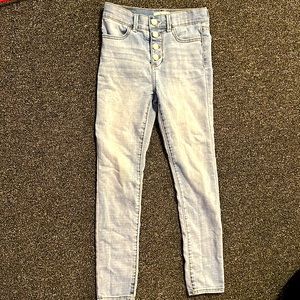 Jordache super skinny light wash jeans size 8